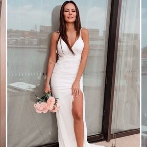 long dress, size 6 and 8, never worn, still has tag.